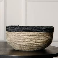 Bada Bing Set Di 2 Cestini Portaoggetti In Feltro Antracite Con Manici - Organizer Per Ufficio E Casa, 20x20x13 Cm