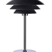 Lampe à poser en métal noir mat-Dl20