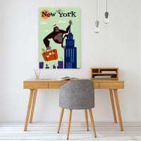 Poster Tela Viaggio Madagascar – Stampa Vintage 20x30, Quadro Arredo Boho Per Parete