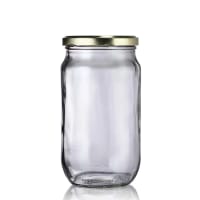 Lot De 6 Petits Bocaux En Verre HEFTMAN 100ml - Hermétiques, Avec Couvercles, Pour Aliments Ou DIY