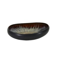 Assiette creuse en grès de table vert 21 cm - Lot de 6-GAO