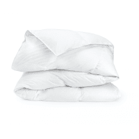 Couette 220 x 240 cm anti-acarien - 350g/m2 - Blanc - 220x240 cm