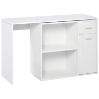 LAND·VOI Libreria Da Scrivania In Legno, Organizer Da Tavolo Con 5 Ripiani, Bianco (EDS01W) - 3