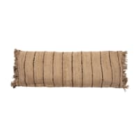 Cojín de algodón beige negro 35x100-2025_summer