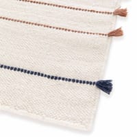 Tapis Gabbeh 90x160 Cm En Laine Tissé Main - Couleur Peach Caramel, Style Oriental