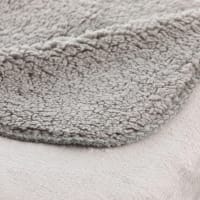 Eddie Bauer - Couverture de jet, literie en flanelle sherpa réversible, décoration d'intérieur à carreaux pour toutes les saisons (Plaid Cabin Violet, Couverture de jet