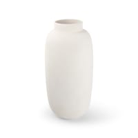 Vase blanc en grès 23,5xh49,5cm-Bullet
