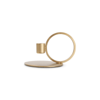 Bloomingville Bougeoir Geraldine En Laiton – Forme Pomme De Pin Élégante, Parfait Pour Une Déco Automnale Chic