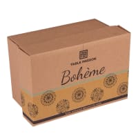 Portaburro in vetro e vassoio in legno di acacia Maisons du Monde