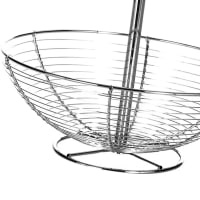 Deosdum Corbeille à Fruits En Métal à 3 Niveaux, Corbeille à Fruits, Panier De Rangement Pour Légumes, Présentoir à Fruits, Porte-Fruits Pour Comptoir De Cuisine Et Suspension(Or