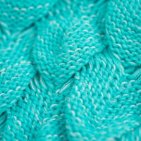 TG. 60 x 50,) Lush Decor Boho Coperta Reversibile