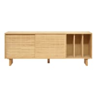 Buffet en bois de pin massif naturel 170 cm Non verni-Benissa
