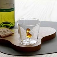 Verre Chat Blanc Et Ambre Par Alessandra Baldereschi - Ichendorf - 35cl Borosilicaté