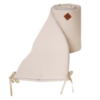Tour de lit bébé universel en gaze de coton terracotta 210x30 cm Jeanne