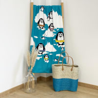 Serviette à Capuche Licorne Pour Enfant 127x77 Cm - 100% Coton, Ultra Absorbante, Avec Sac De Transport - âge 3 à 10 Ans - 10