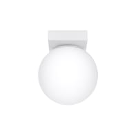 Lampada a soffitto bianca acciaio/vetro-Yoli