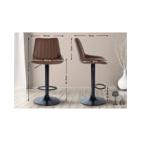Collare Per Cani ATLAS In Vera Pelle, Colore MARRONE, Con Borchie Chiaroscuro Made In Italy
