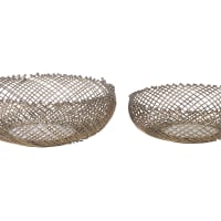 Set di 2 ciotole decorative Metallo Oro-Baliung