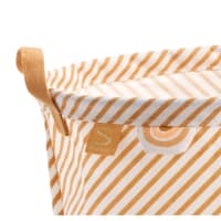 Sauthon Panière De Rangement En Tissu Sunlight - Panier Jouets 31x31x39 Cm