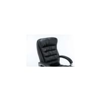 Fauteuil De Bureau Sotira En Véritable Cuir Ajustable Et Pivotant Crème