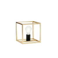 Lumetto  in metallo nero e oro-Kimera