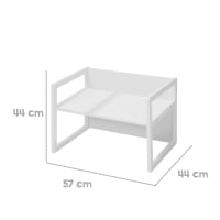 VONLUCE Banc Banquette Design Classique, Rembourrée en Tissu, Capitonné