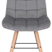 Vends lot de 3 chaises bois et velours on Gens de Confiance