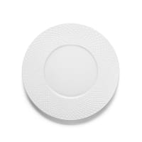 Piatto da dolce (x6) in porcellana bianco-Sherane