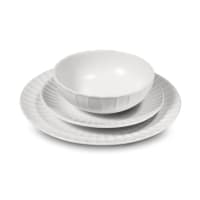 Set di stoviglie da 18 pezzi in arenaria bianco-Colette