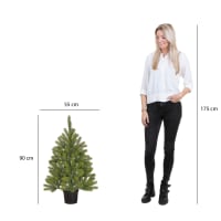 Piccolo Albero Di Natale Artificiale 0,9 M Con 200 Rami E 80 Luci LED – Inclusi 148 Ornamenti E Telecomando - 3