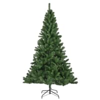 HOMCOM Albero di Natale Alto 180cm Realistico con Pigne Decorative e 450 Rami, Decorazione