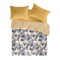 Sensei Maison - Housse de Couette en Percale Coton Soft Percale - 240x220 cm - Bleu Arctic
