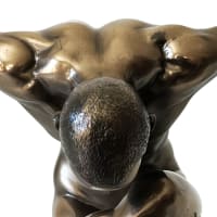 Figurine En Résine Homme Main Dans Le Dos - Échelle 1/24, Réf. H003, Fait Main En France