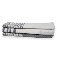 Set cestino e 3 strofinacci twill di cotone -  | Coin Ecom