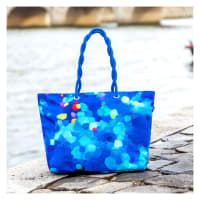 Sac cabas bleu polyester 48 x 34 x 14 cm My daily bag | Maisons du Monde