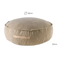 Highdi Pouf Poltrona Sacco, Adulti & Bambini Bean Bag Fodera per Sacco di Fagioli per Decorazione della Soggiorno Camera Giardino Salotto Balcone, Senza Ripieno (100x120cm,Giallo