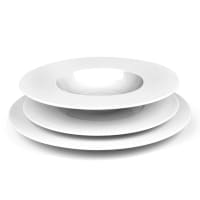 Set di stoviglie da 18 pezzi in porcellana bianco-Batik