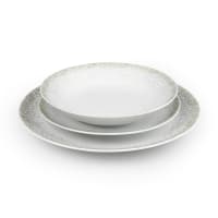 Set di stoviglie da 18 pezzi in porcellana bianco-Byblos
