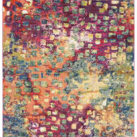 SAFAVIEH Teppich 'Madison' – Kurzflor, Marineblau/fuchsia, 61 X 244 Cm, Für Wohn- & Schlafzimmer