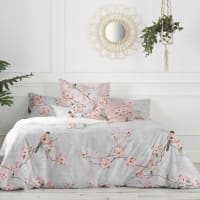 Housse De Livre 34 Cm X 24 Cm Imprimé Floral Multicolore - Avec Fermeture Éclair Et Poche Avant