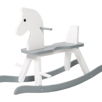 small foot - Cavallo a dondolo Asino con seggiolino - Grigio
