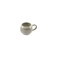 Tasse en céramique - MARQUE - 2pcs - Gris et rose - Design contemporain