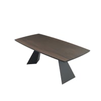 Mesa fija madera marrón cm 160x100 75h-Gilmour