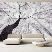 Papel pintado panorámico árbol en invierno 364x270cm