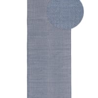 Tappeto passatoia in lana azzuro 80x250-Karla