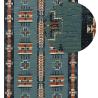 Tappeto per interno ed esterno multicolor/blu 160x235-Ria