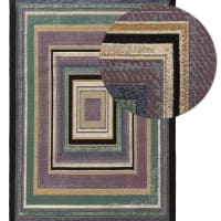 Tappeto per interno ed esterno multicolor/blu 200x285-Ria