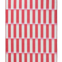 Tappeto a tessitura piatta rosso 160x230-Rory