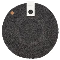 Set de table rond jute maison du bonheur D 38cm
