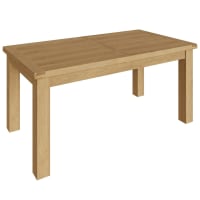 Table extensible avec rallonge papillon en chêne L170/220cm-Puerto
